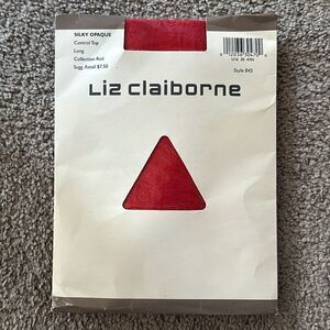 Liz Claiborne Silky Opaque Control Top Hose!